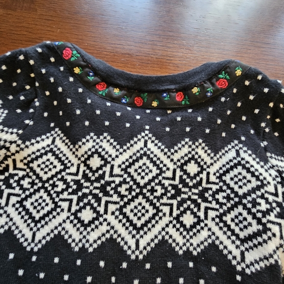 Hanna Andersson Nordic Sweater Print Dress Size 3 - Picture 10 of 11